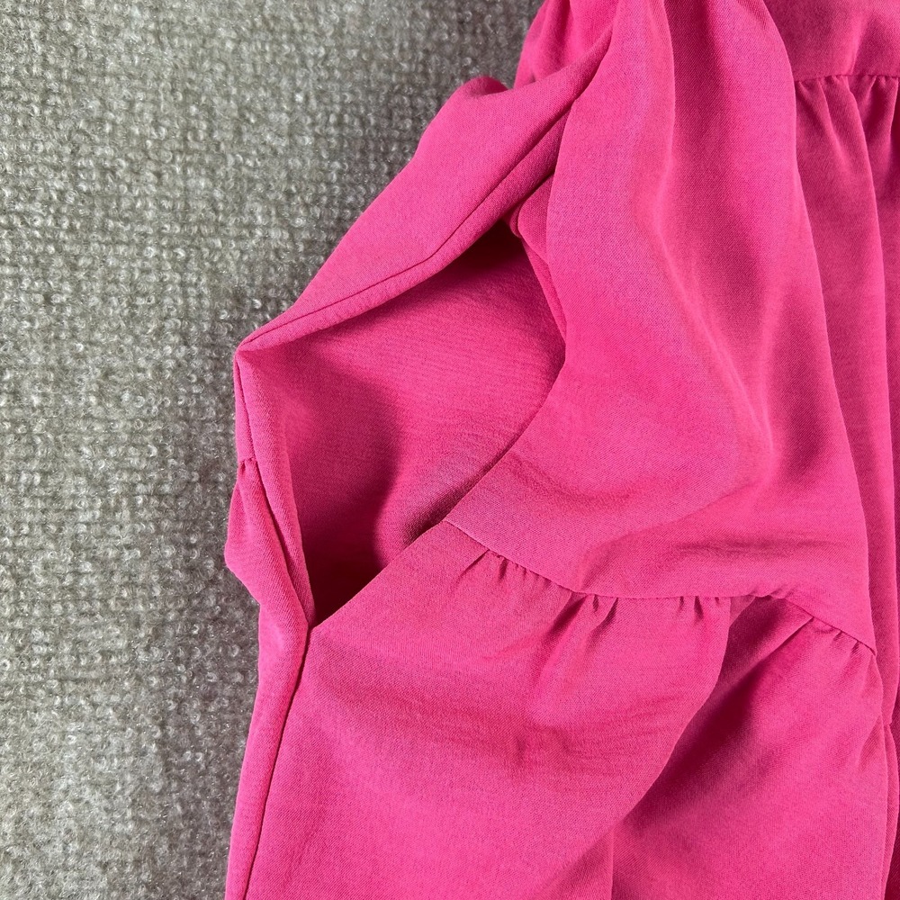 Laundry‎ by Shelli Segal A Line Dress Womens 16 Fuchsia Purple Tiered Sleeveless - Picture 5 of 12